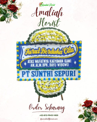 Papan Bunga Duka di Tuan Kentang