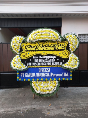 Papan Bunga Duka di Tuan Kentang